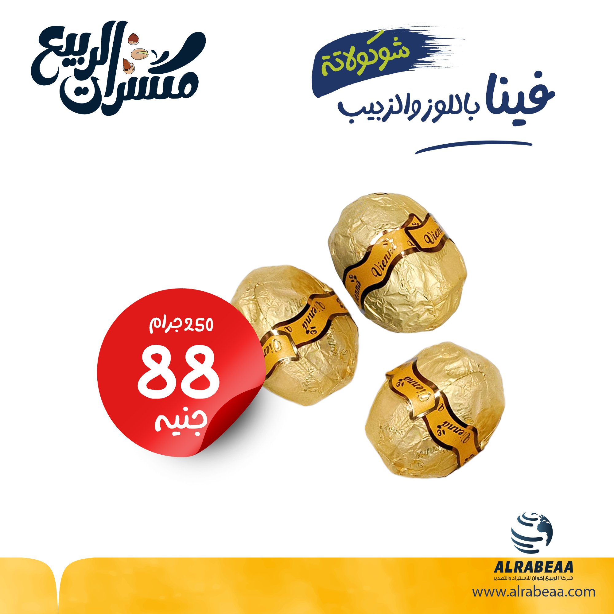 شوكولات فينا باللوز و الزبيب